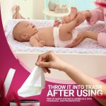 Cloth Diaper Liners – Disposable Fragrance-Free Diaper Liners – Biodegradable 4 Pack Gentle and Soft Flushable Diaper Liners, 100 Sheets Per Roll, 400 Sheets for Cloth Diaper Nappy - Image 5